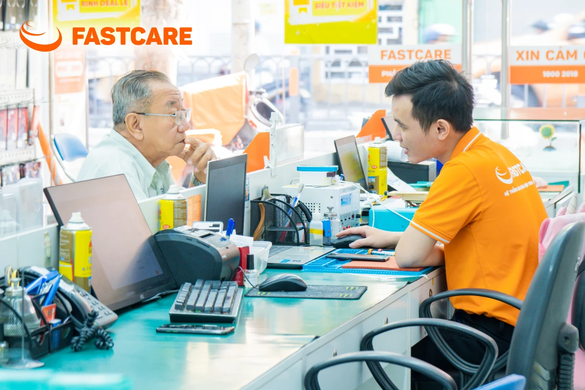 Khu vực tiếp nhận tại FASTCARE