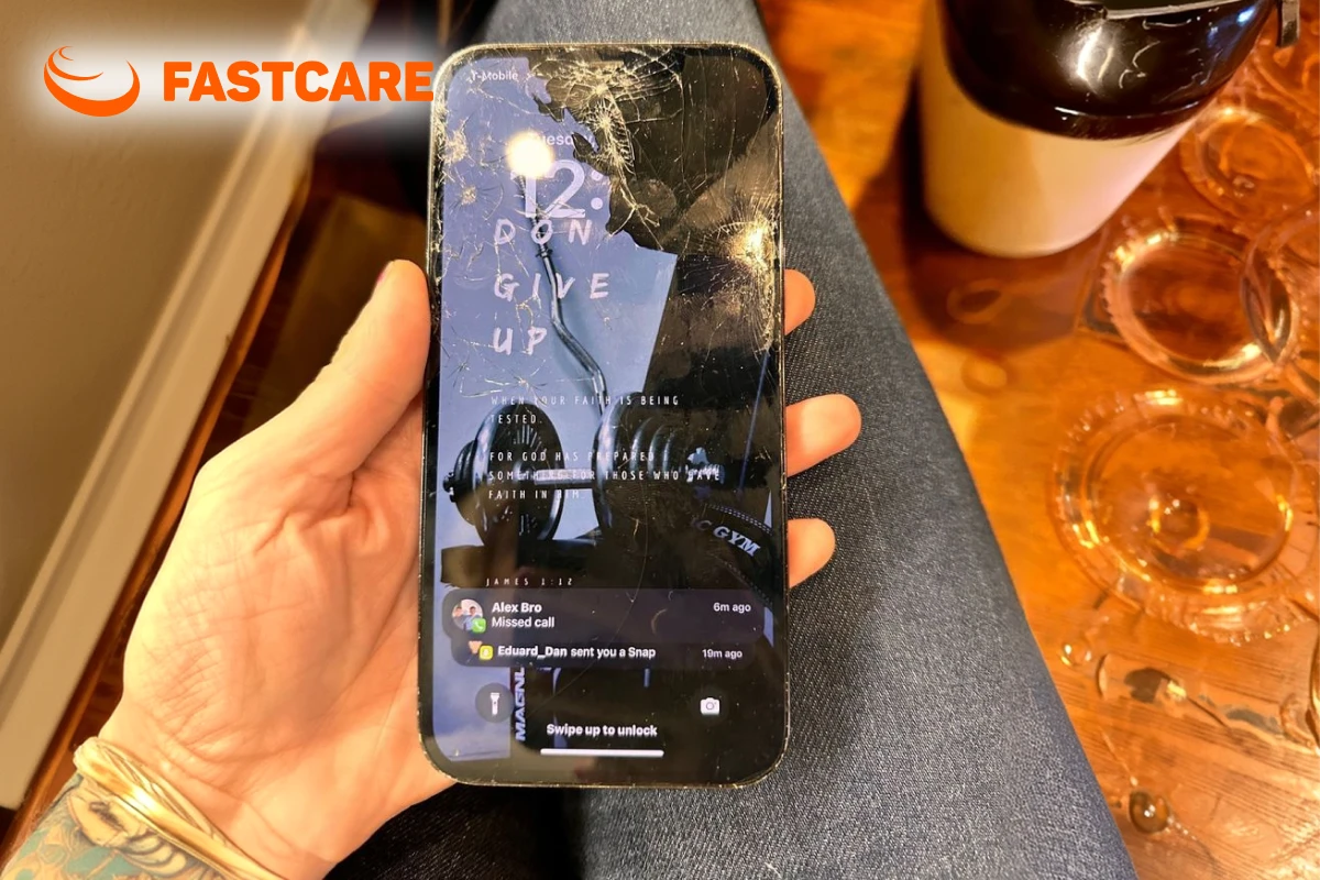 Thay mặt kính iPhone bị nứt