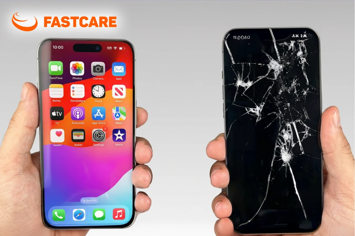 Thay mặt kính iPhone trầy xước