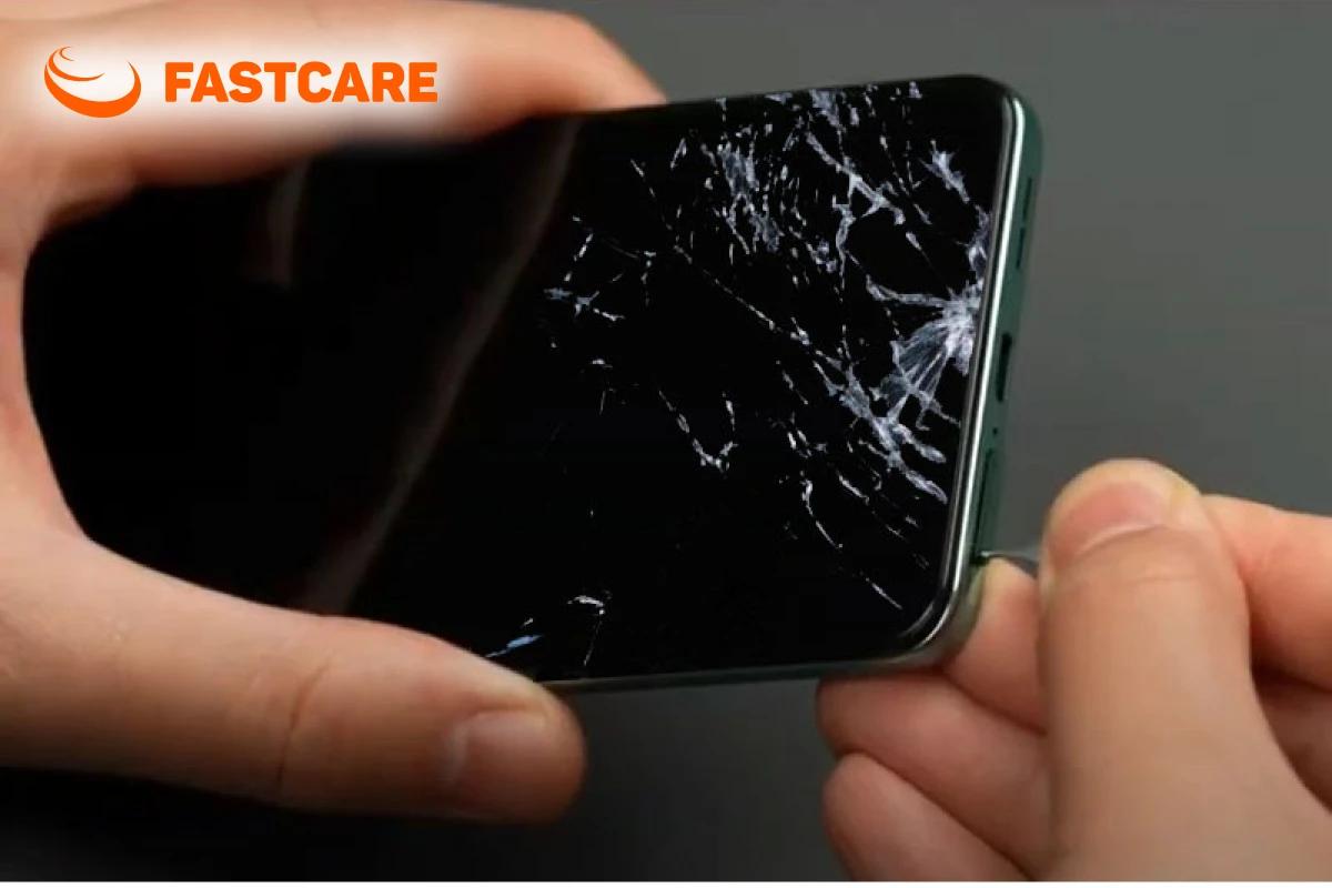 Kiểm tra mặt kính trước điện thoại Xiaomi