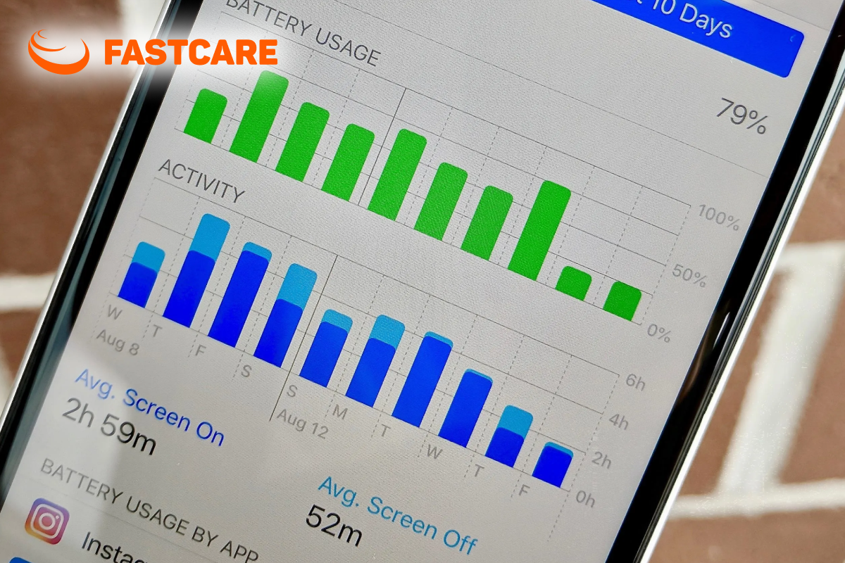 iPhone đang kết nối dây sạc