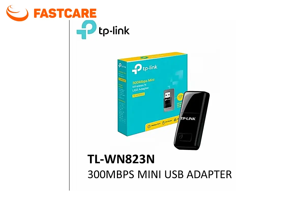 USB thu Wifi TP-Link TL-WN823N chuẩn FV Đen